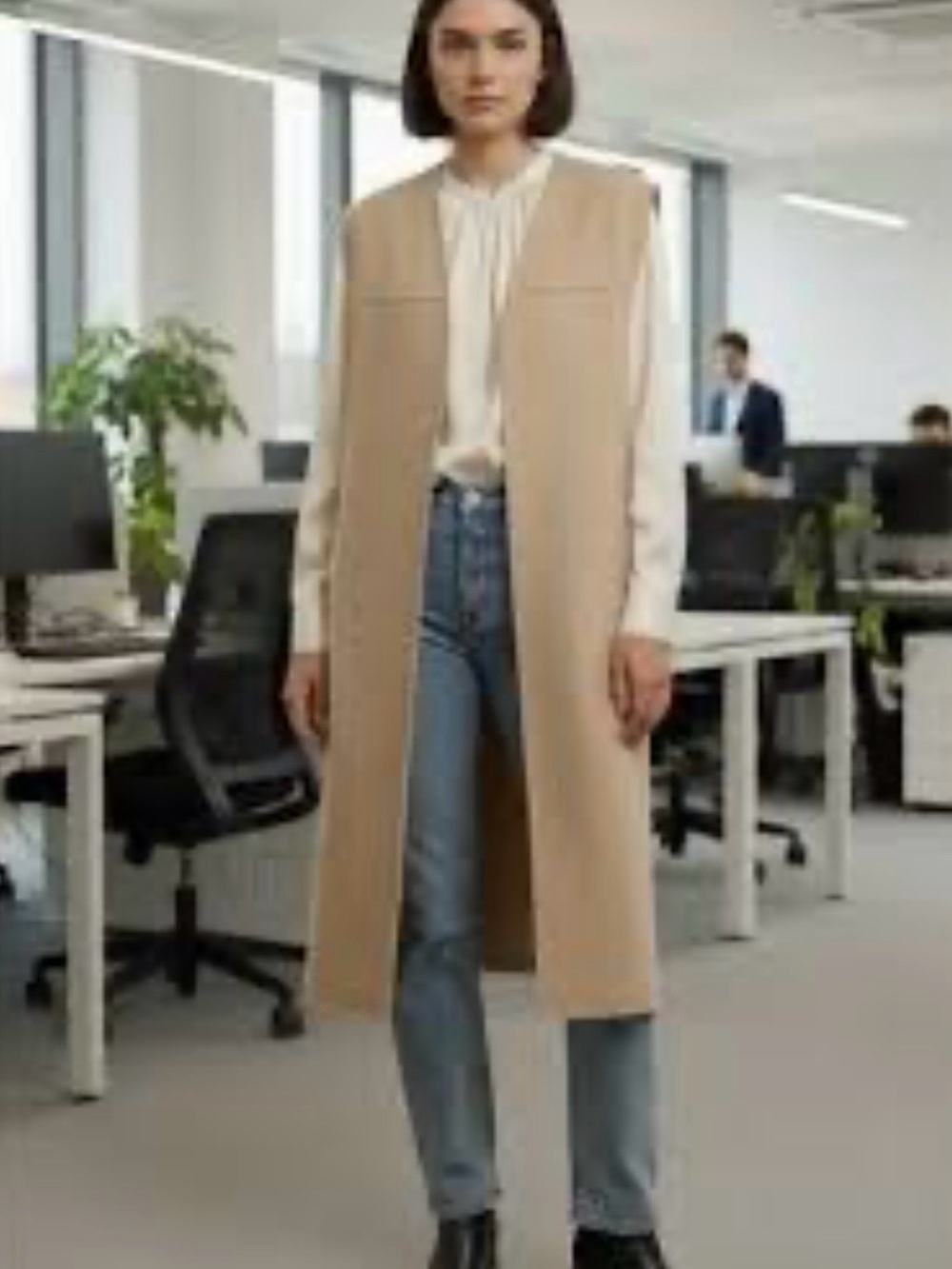 Massimo dutti wool vest